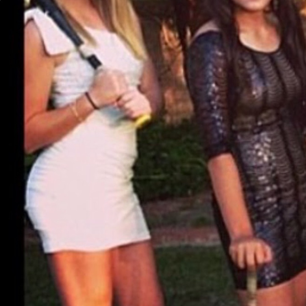 White formal dress